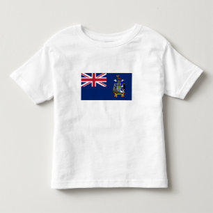 Vlag van Zuid-Georgia en de Zuidelijke Sandwicheil Kinder Shirts