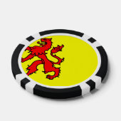 Vlag van Zuid-Holland Poker Chips (Enkel)