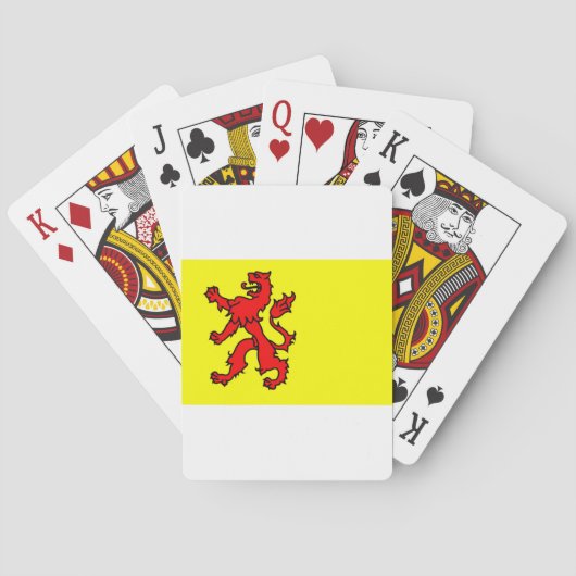 Vlag van Zuid-Holland Pokerkaarten (Achterkant)