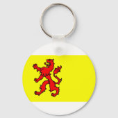 Vlag van Zuid-Holland Sleutelhanger (Voorkant)