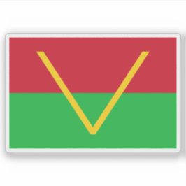 Vlag van Zuid-Kasai (1960–1962) Sticker
