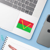 Vlag van Zuid-Kasai (1960–1962) Sticker (Laptop met iPhone)