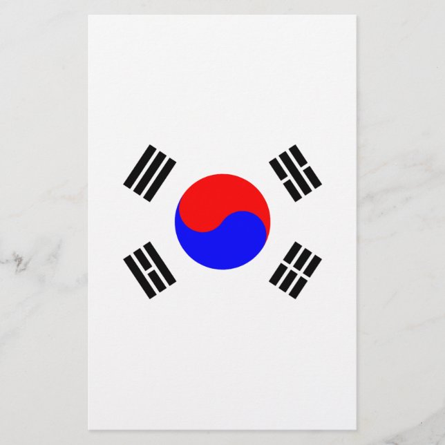 Vlag van Zuid-Korea (Voorkant)
