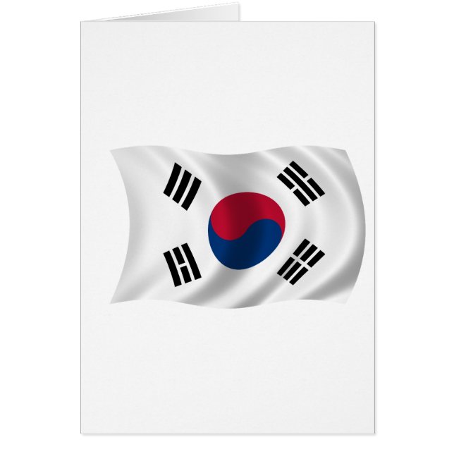 Vlag van Zuid-Korea (Voorkant)