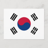 Vlag van Zuid-Korea - 태 - 대 한 민국기 Briefkaart (Voorkant)