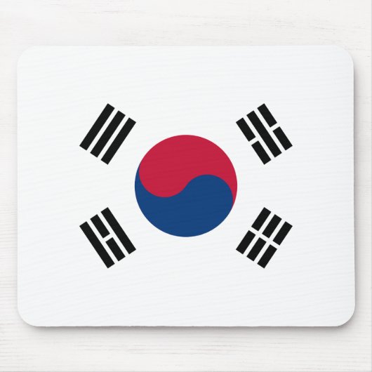 Vlag van Zuid-Korea - 태 - 대 한 민국기 Muismat (Voorkant)
