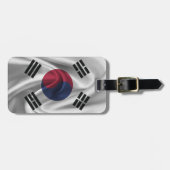 Vlag van Zuid-Korea Bagagelabel (Voorkant horizontaal)