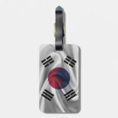 Vlag van Zuid-Korea Bagagelabel (Achterkant verticaal)