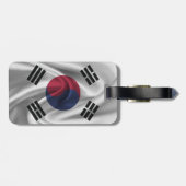 Vlag van Zuid-Korea Bagagelabel (Achterkant horizontaal)
