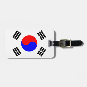 Vlag van Zuid-Korea Bagagelabel