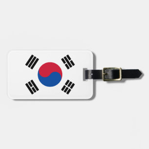 Vlag van Zuid-Korea Bagagelabel