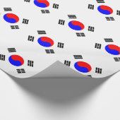 Vlag van Zuid-Korea Cadeaupapier (Hoek)