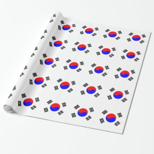 Vlag van Zuid-Korea Cadeaupapier