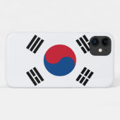 Vlag van Zuid-Korea Case-Mate iPhone Case (Achterkant (horizontaal))