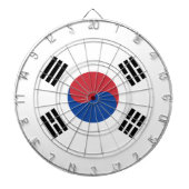 Vlag van Zuid-Korea Dartbord (Voorkant)