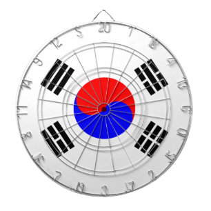 Vlag van Zuid-Korea Dartbord