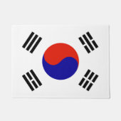 Vlag van Zuid-Korea Deurmat (Voorkant)