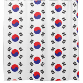 Vlag van Zuid-Korea Douchegordijn