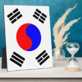 Vlag van Zuid-Korea Fotoplaat (Zijkant)