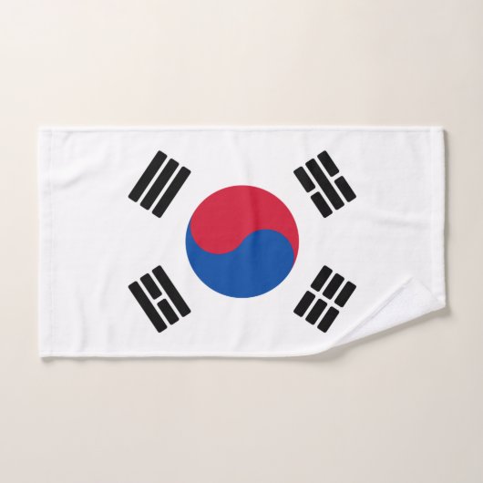 Vlag van Zuid-Korea Handdoek (Handdoek)