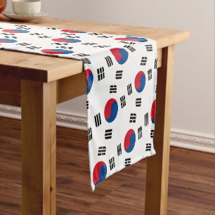 Vlag van Zuid-Korea Korte Tafelloper