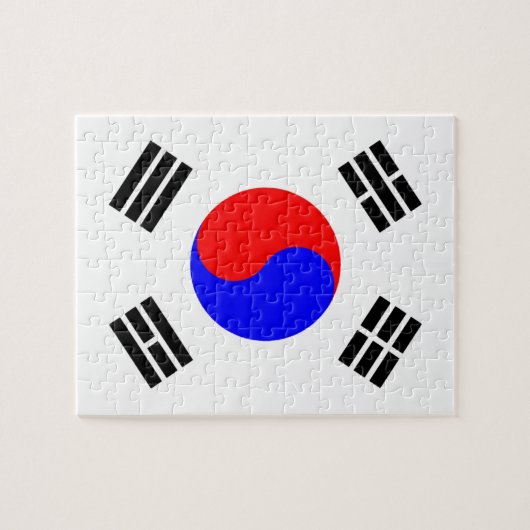 Vlag van Zuid-Korea Legpuzzel (Horizontaal)