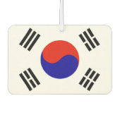 Vlag van Zuid-Korea Luchtverfrisser (Voorkant)