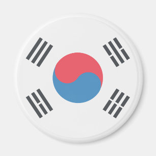 Vlag van Zuid-Korea Magneet