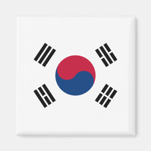 Vlag van Zuid-Korea Magneet
