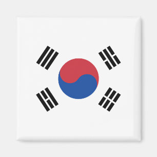 Vlag van Zuid-Korea Magneet