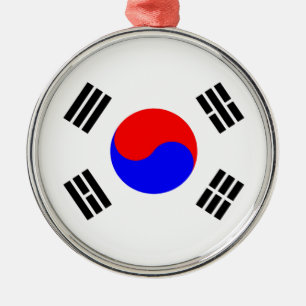 Vlag van Zuid-Korea Metalen Ornament