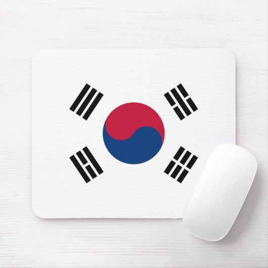 Vlag van Zuid-Korea Muismat (Met muis)