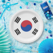 Vlag van Zuid-Korea Papieren Bordje (Feest)