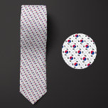 Vlag van Zuid-Korea Patroon Stropdas<br><div class="desc">De vlag van Zuid-Korea Pattern Necktie benadrukt de nationale kleuren van het land van een afstand door een slim hoekig ontwerp te gebruiken. Bij nadere beschouwing laat het naadloze herhaalbare patroon van kleine vlaggetjes op een esthetisch aangename manier het nationale vaandel zien.</div>