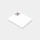 Vlag van Zuid-Korea Post-it® Notes (Schuin)