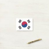 Vlag van Zuid-Korea Post-it® Notes (Op bureau)