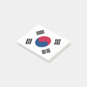 Vlag van Zuid-Korea Post-it® Notes (Schuin)