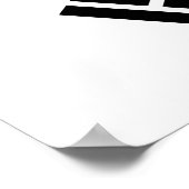 Vlag van Zuid-Korea Poster (Hoek)