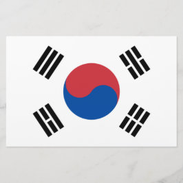 Vlag van Zuid-Korea (ROK) Briefpapier