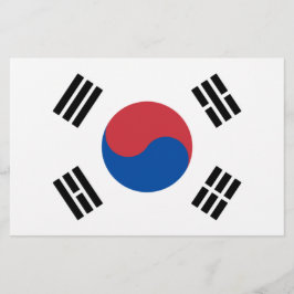 Vlag van Zuid-Korea (ROK) Briefpapier