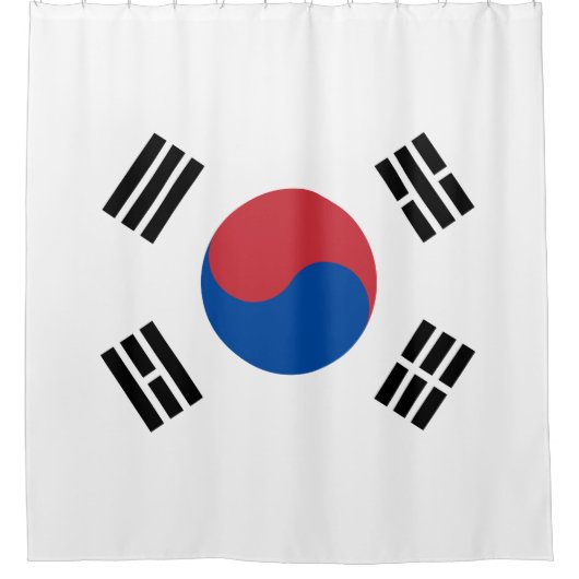 Vlag van Zuid-Korea (ROK) Douchegordijn (Voorkant)