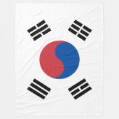 Vlag van Zuid-Korea (ROK) Fleece Deken (Voorkant)
