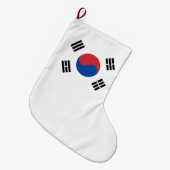 Vlag van Zuid-Korea (ROK) Grote Kerstsok (Voorkant (Hangend))