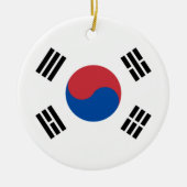 Vlag van Zuid-Korea (ROK) Keramisch Ornament (Voorkant)