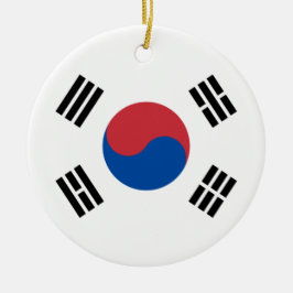 Vlag van Zuid-Korea (ROK) Keramisch Ornament