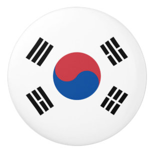Vlag van Zuid-Korea (ROK) Keramische Knop