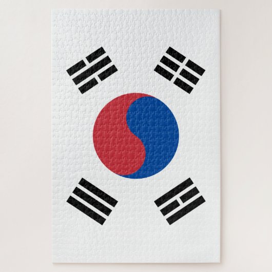 Vlag van Zuid-Korea (ROK) Legpuzzel (Verticaal)