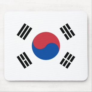 Vlag van Zuid-Korea (ROK) Muismat