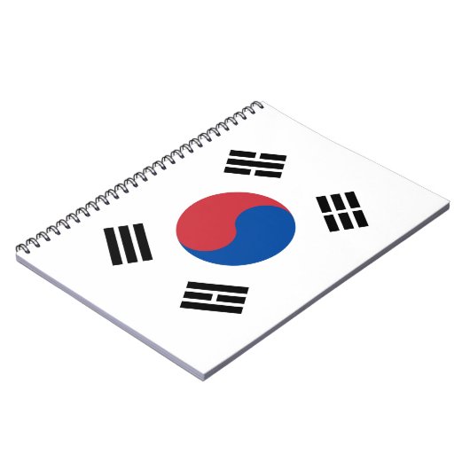 Vlag van Zuid-Korea (ROK) Notitieboek (Linkerzijde)