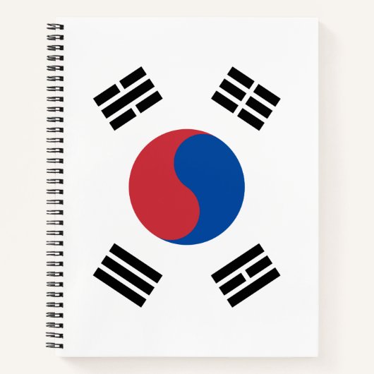 Vlag van Zuid-Korea (ROK) Notitieboek (Voorkant)